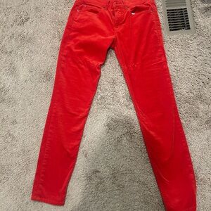 GAP Women's Vibrant Red Skinny Jeans